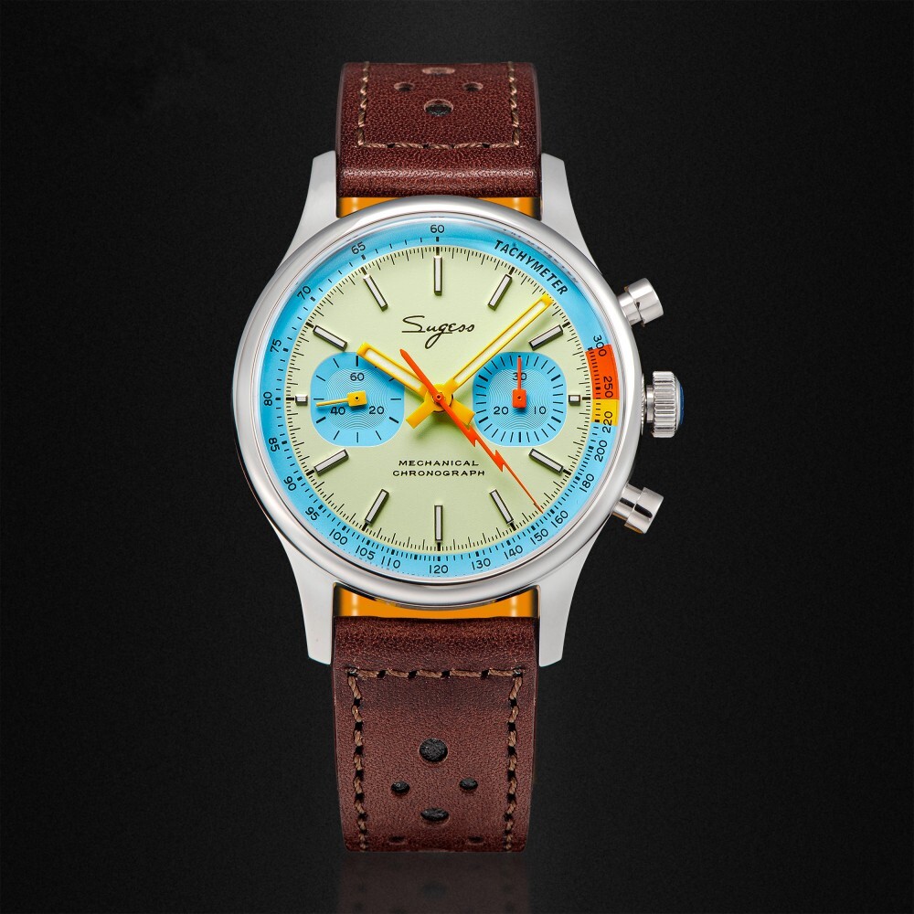Panda 1963 Seagull Swan neck Mechanical Chronograph Luminous Watch For Men Gift