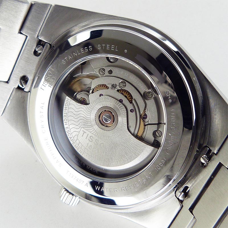 TISSOT T137.407.11.351.00 PRX Automatic Powermatic 80 Ice Blue Used