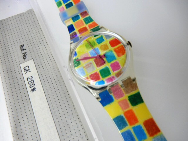 AGATIC AGATAC! Swatch “MOSAIC” by A. De La PRADA! NIB-RARE!