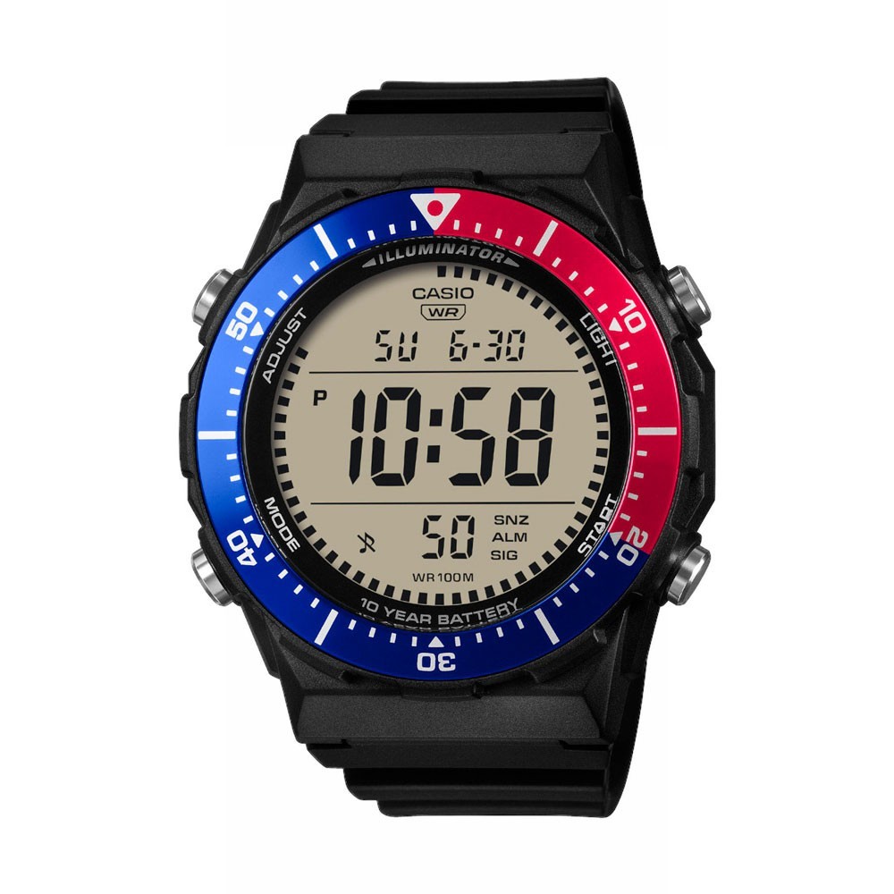Casio AE-1700H-1A2V Digital Watch WR100 10 Year Battery Alarm LED Illuminator