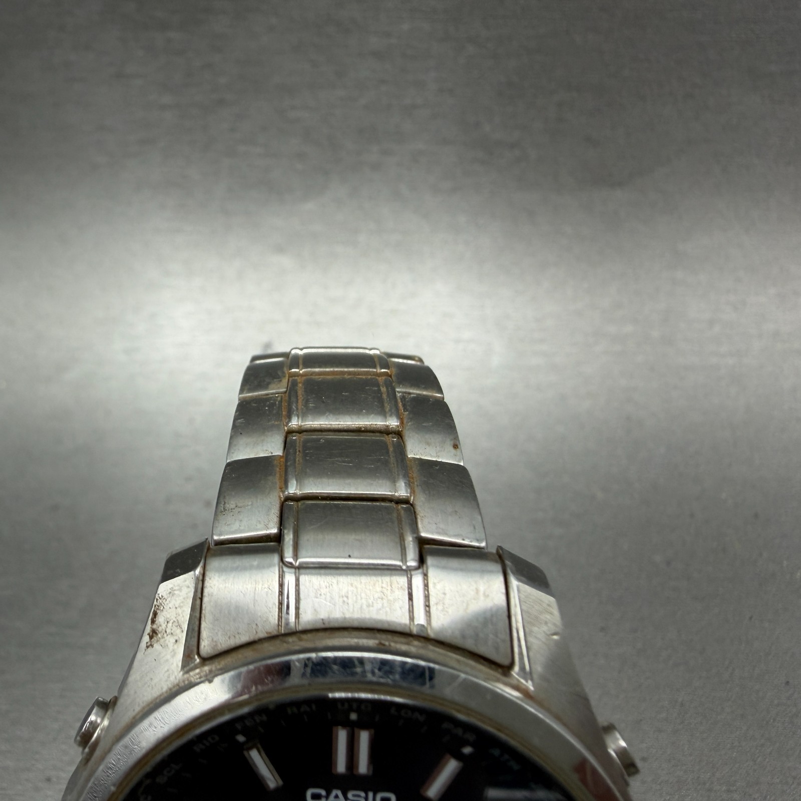 Casio Lineage LIW-M610 Watch Men 41mm Blue Dial Steel Date Chrono Solar Runs