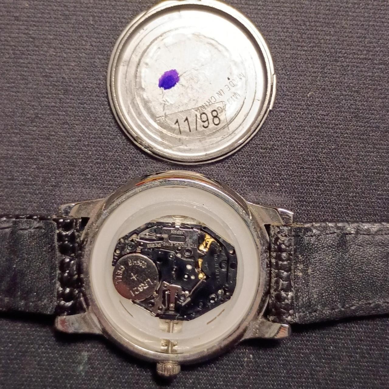 Gloria Vanderbilt Watch LEATHER Band 1980’s Style Vintage