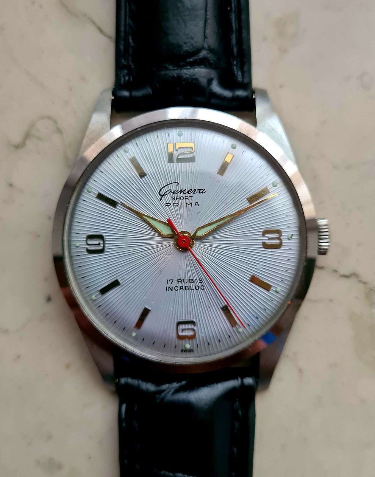 Geneva Sport Nos True Vintage Watch 1970s. Never Worn!!!