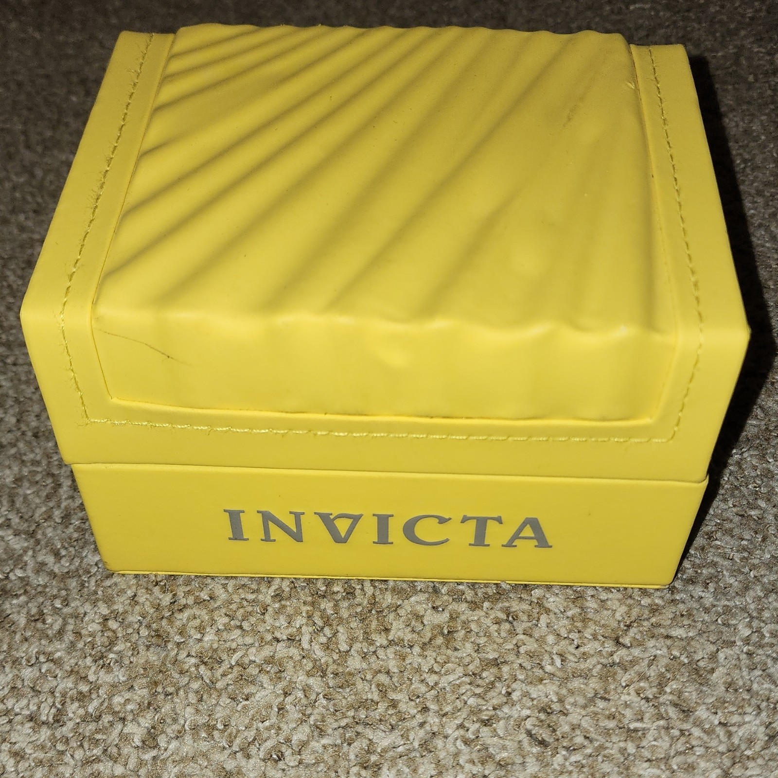 Invicta Bolt Men’s Quartz Chronograph Date 100m Gold Dial 52mm SS Box
