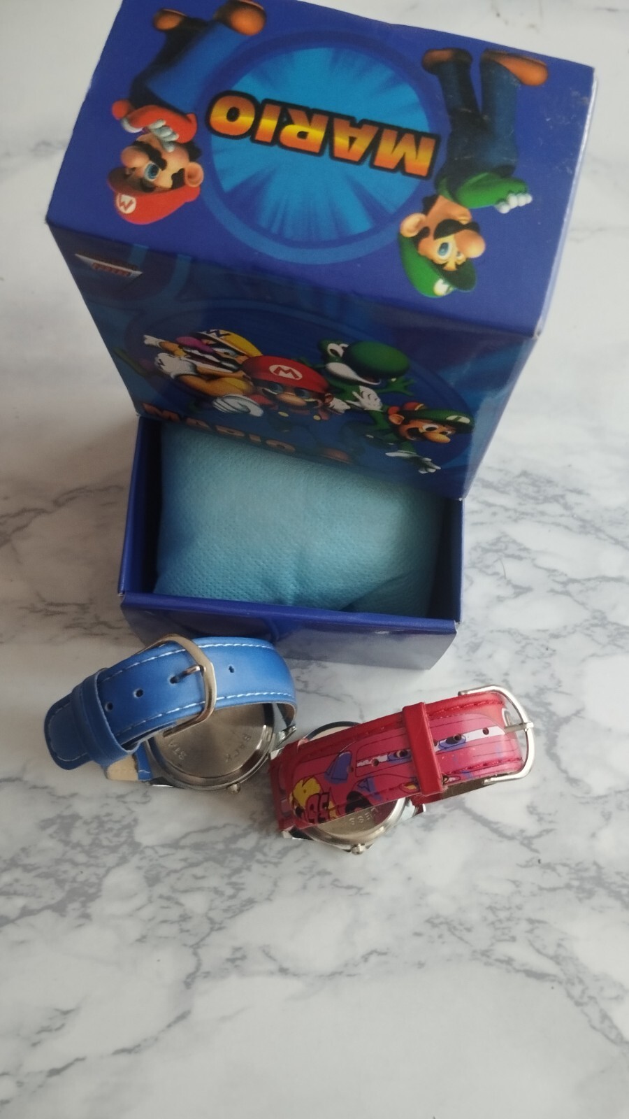 Super Mario & Disney Pixar Cars Kids Watch Children’s Wristwatch Time Accessory