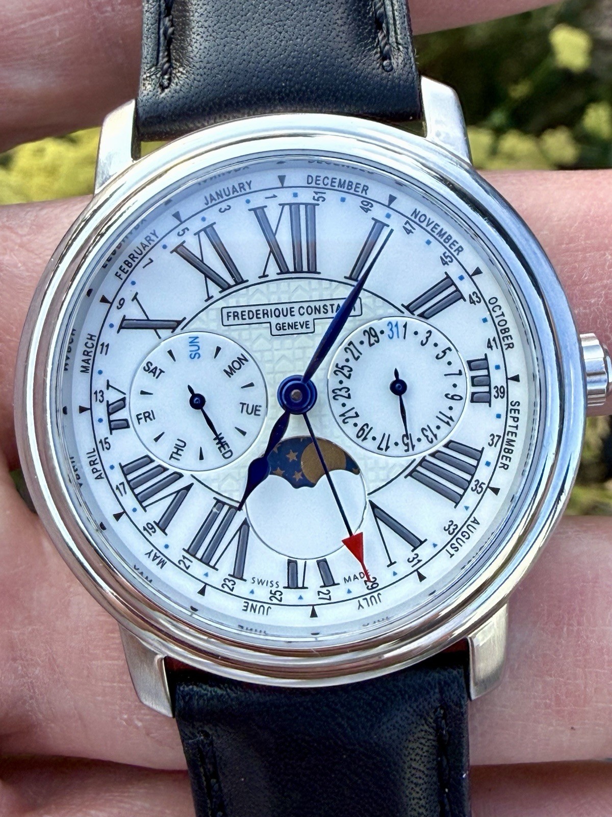 Frederique Constant Classics Moonphase Date FC270x3P4/5/6 Quartz 40mm Watch Only