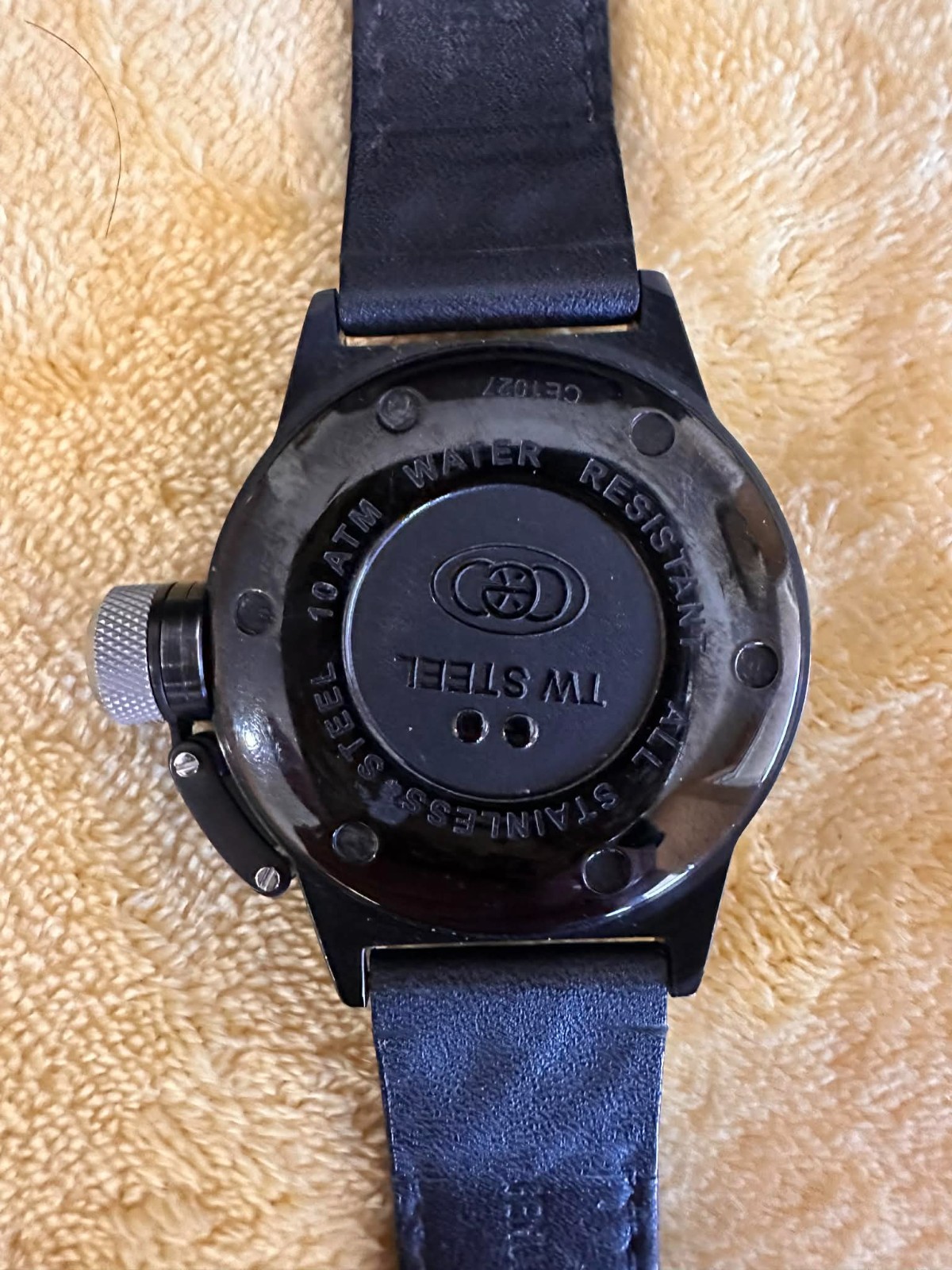 TW Steel Men’s Watch, black, used. model CE 1027