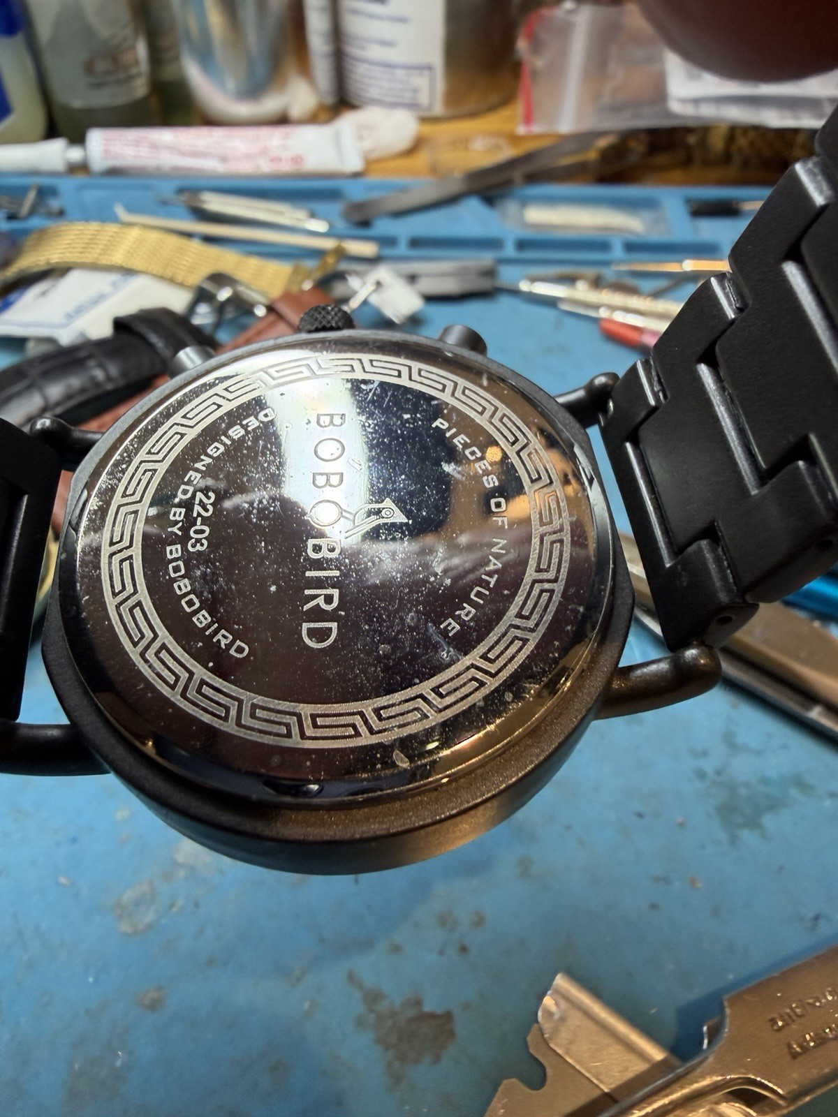 Bobobird Man’s Chronograph Quartz Watch 44 Mm
