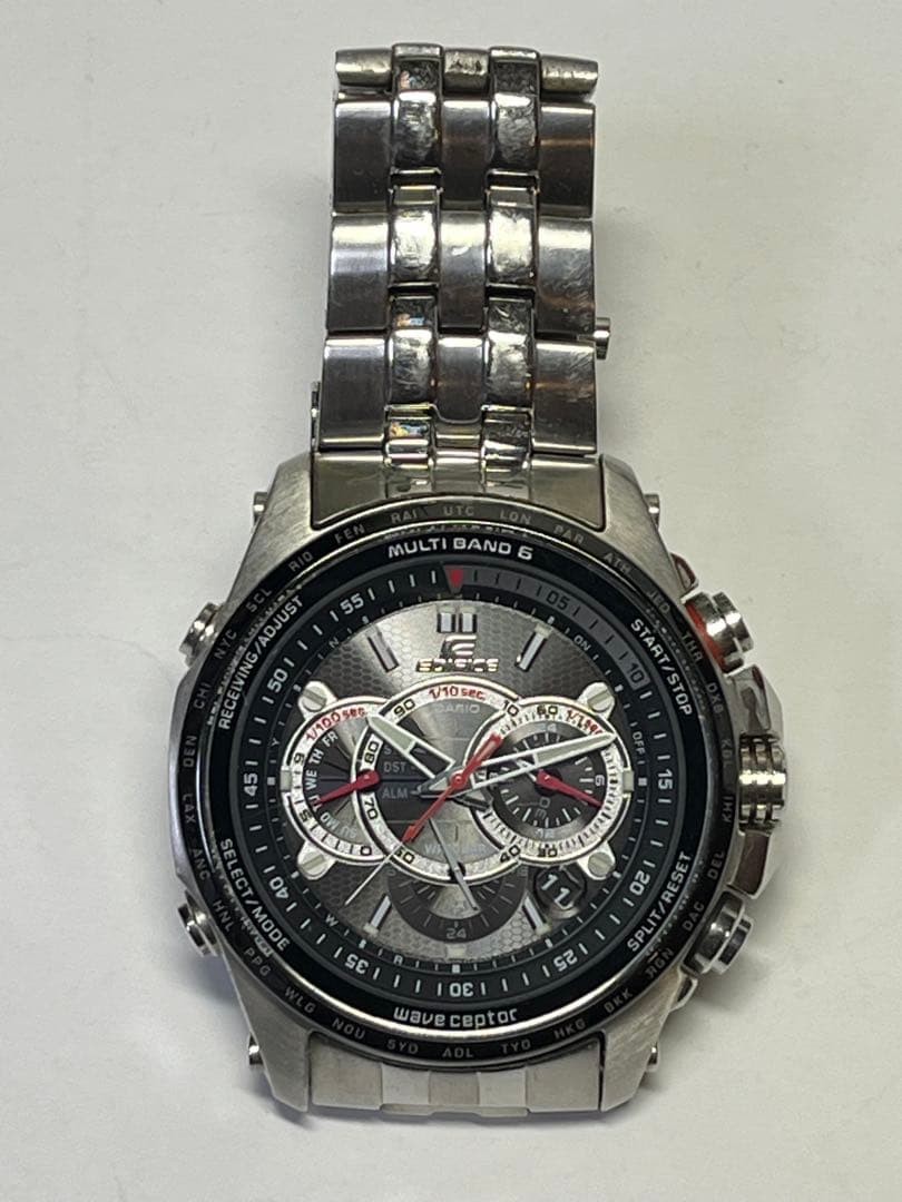 Casio Edifice EQW-M710 Radio Solar Chronograph Mens Watch Module 5089 Japan