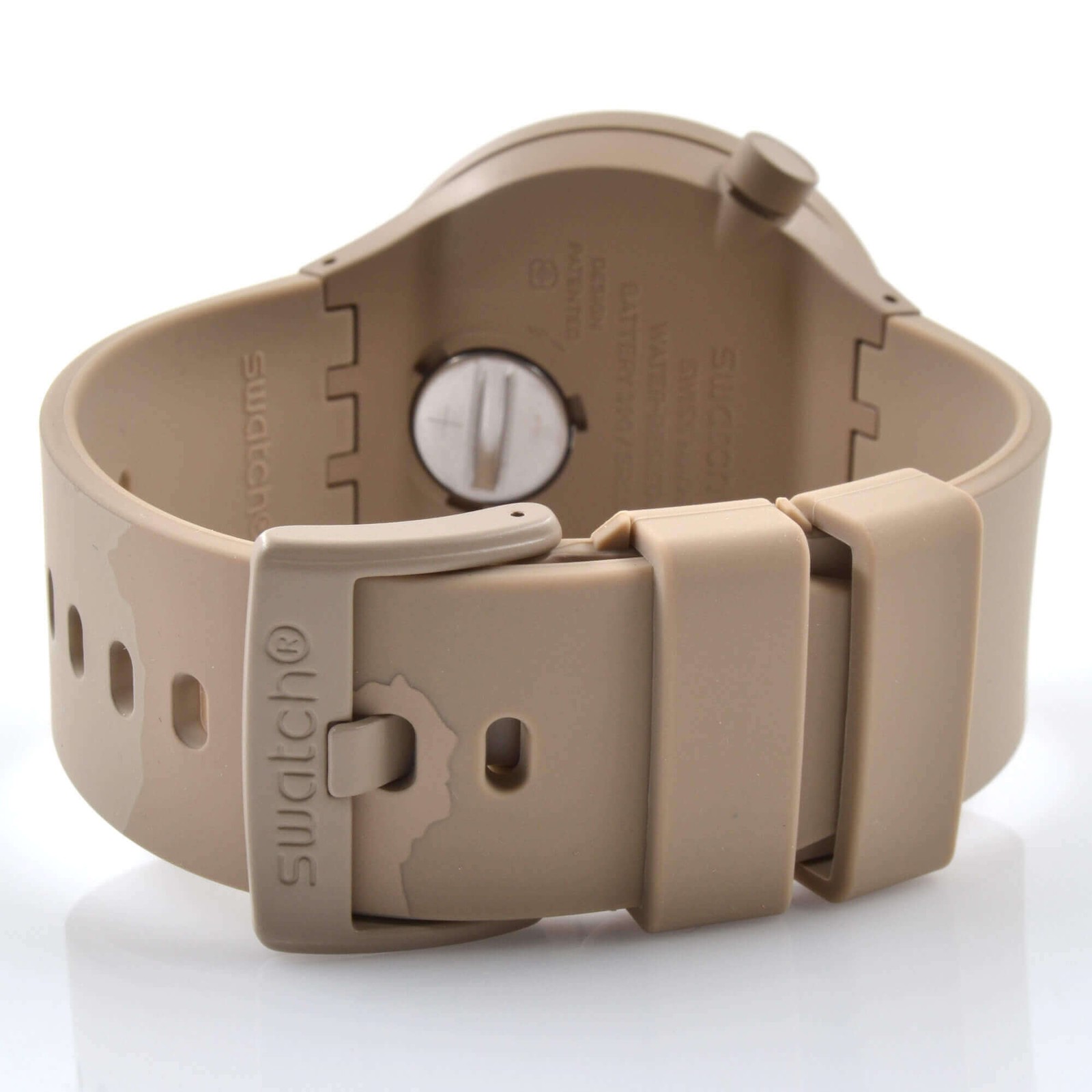 Swatch Unisex Watch Colours Of Nature Big Bold Bioceramic Desert Strap SB03C101