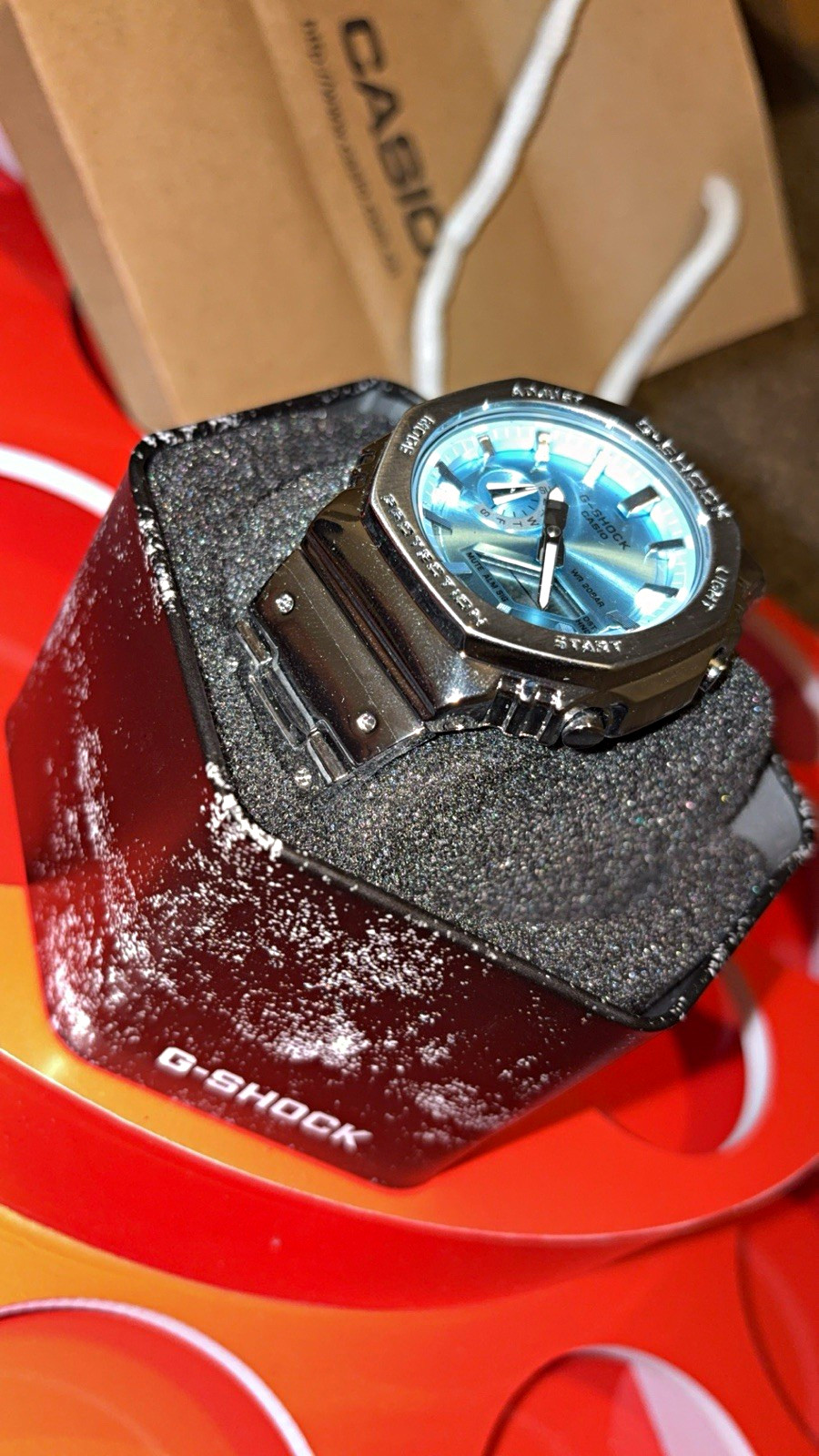 Casio G-Shock GM-B2100 Analog Digital Tough Solar SS Bracelet 200M