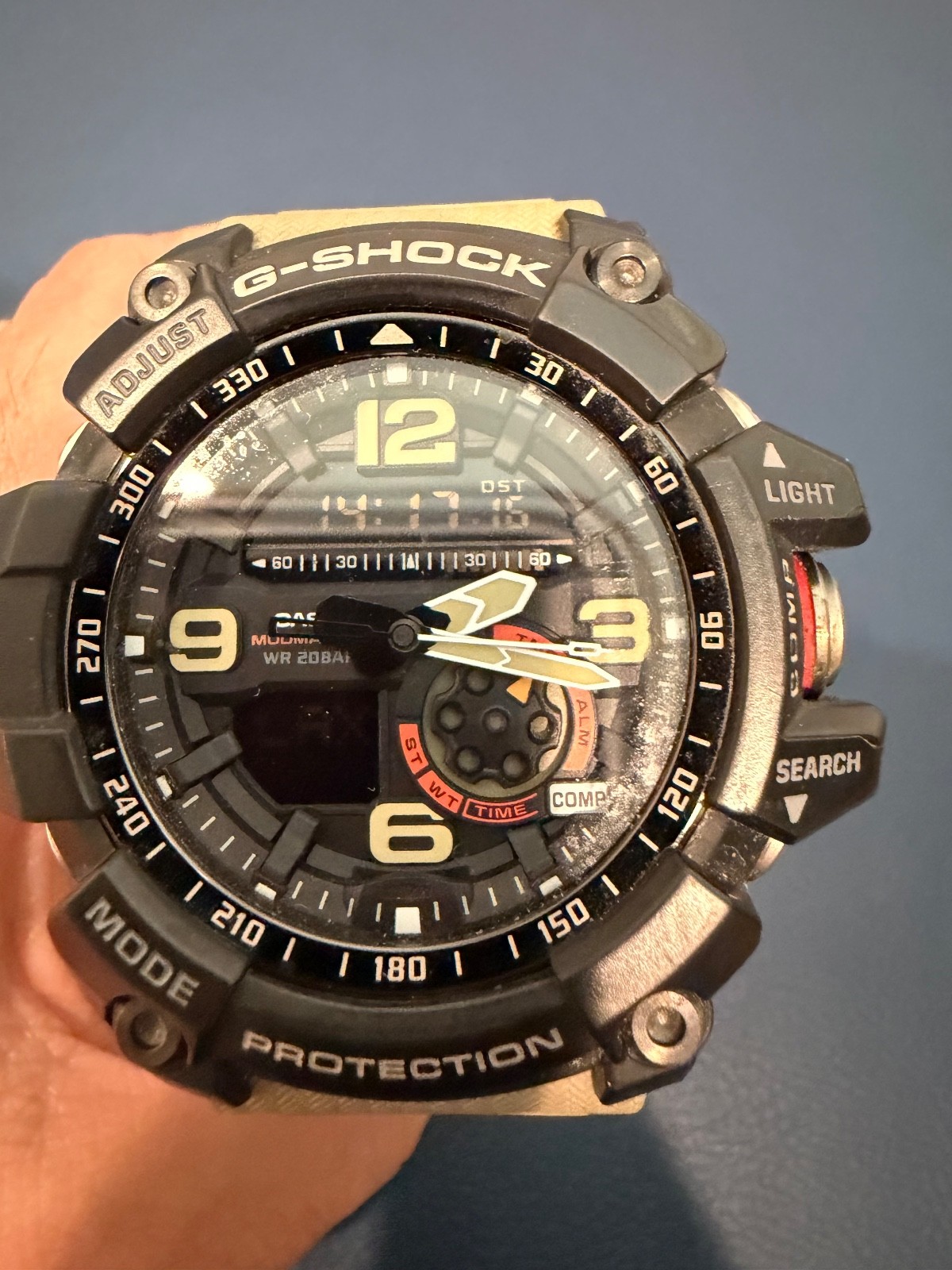 Casio G-Shock Mudmaster Analog Digital Twin Sensor GG-1000-1A5 Mens Watch