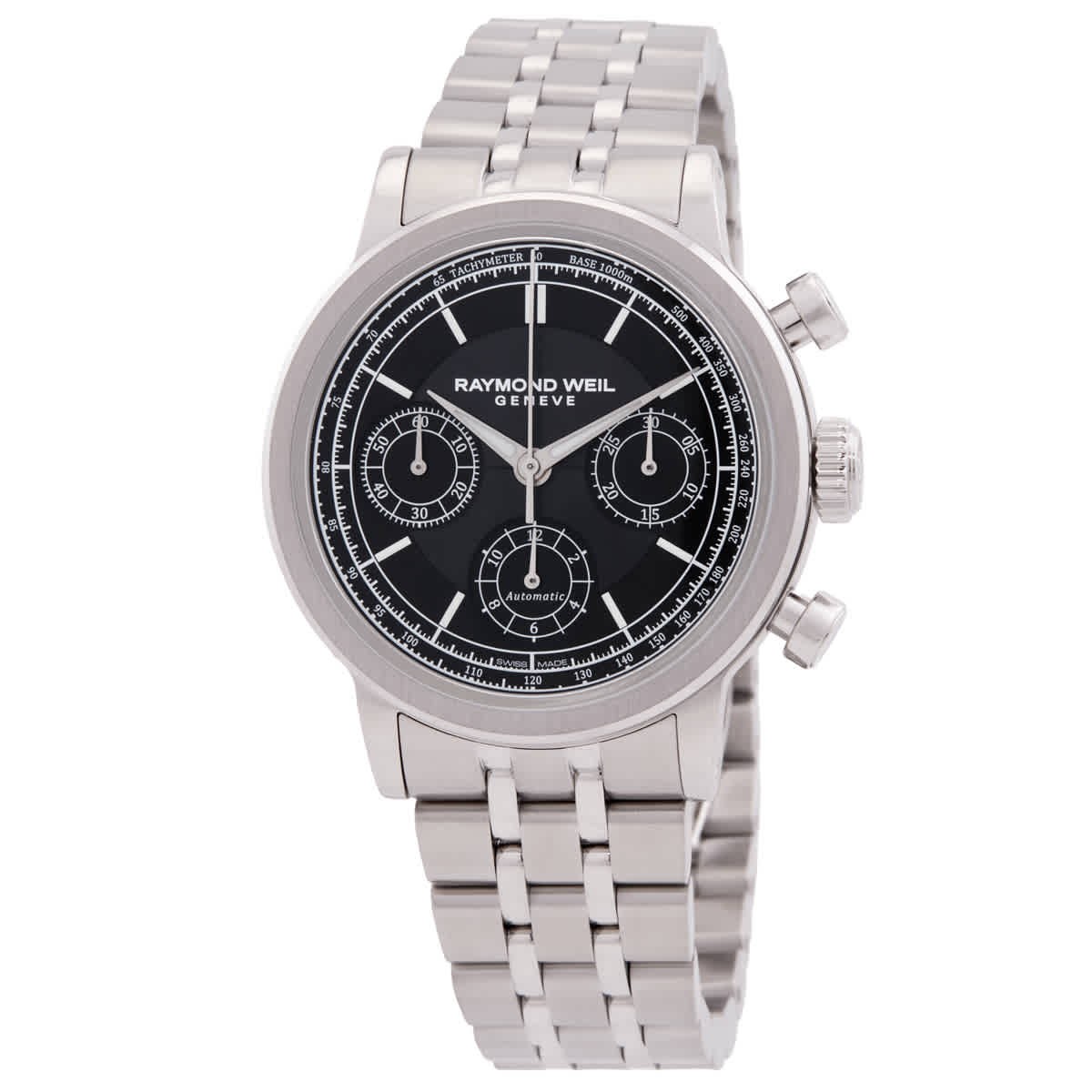 Raymond Weil Millesime 7765-ST-20001 Automatic Chronograph Black Dial Men’s