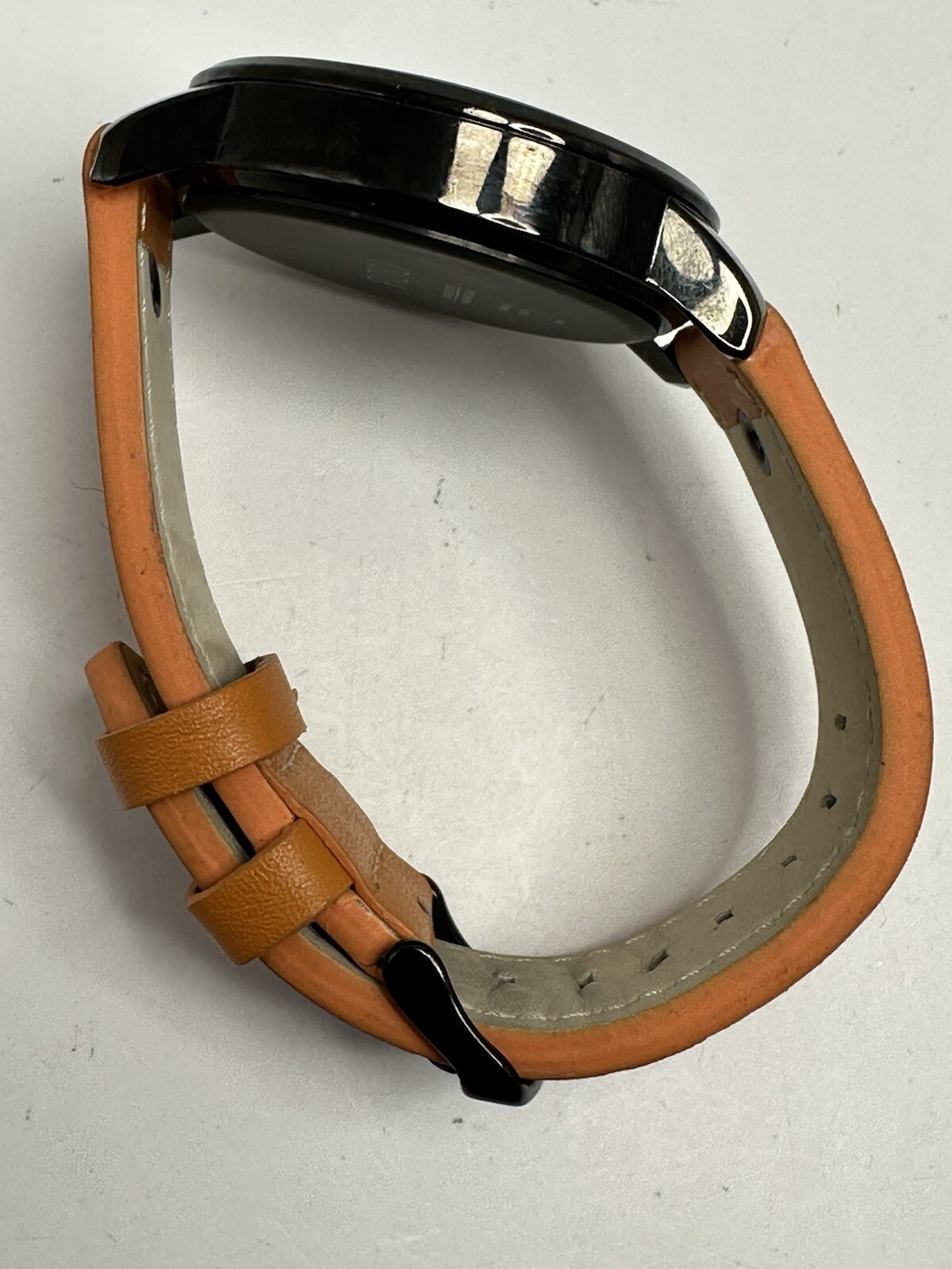 Fizili MWA010 Mens Watch New Battery 45MM 8.75″ Orange Leather Band F7