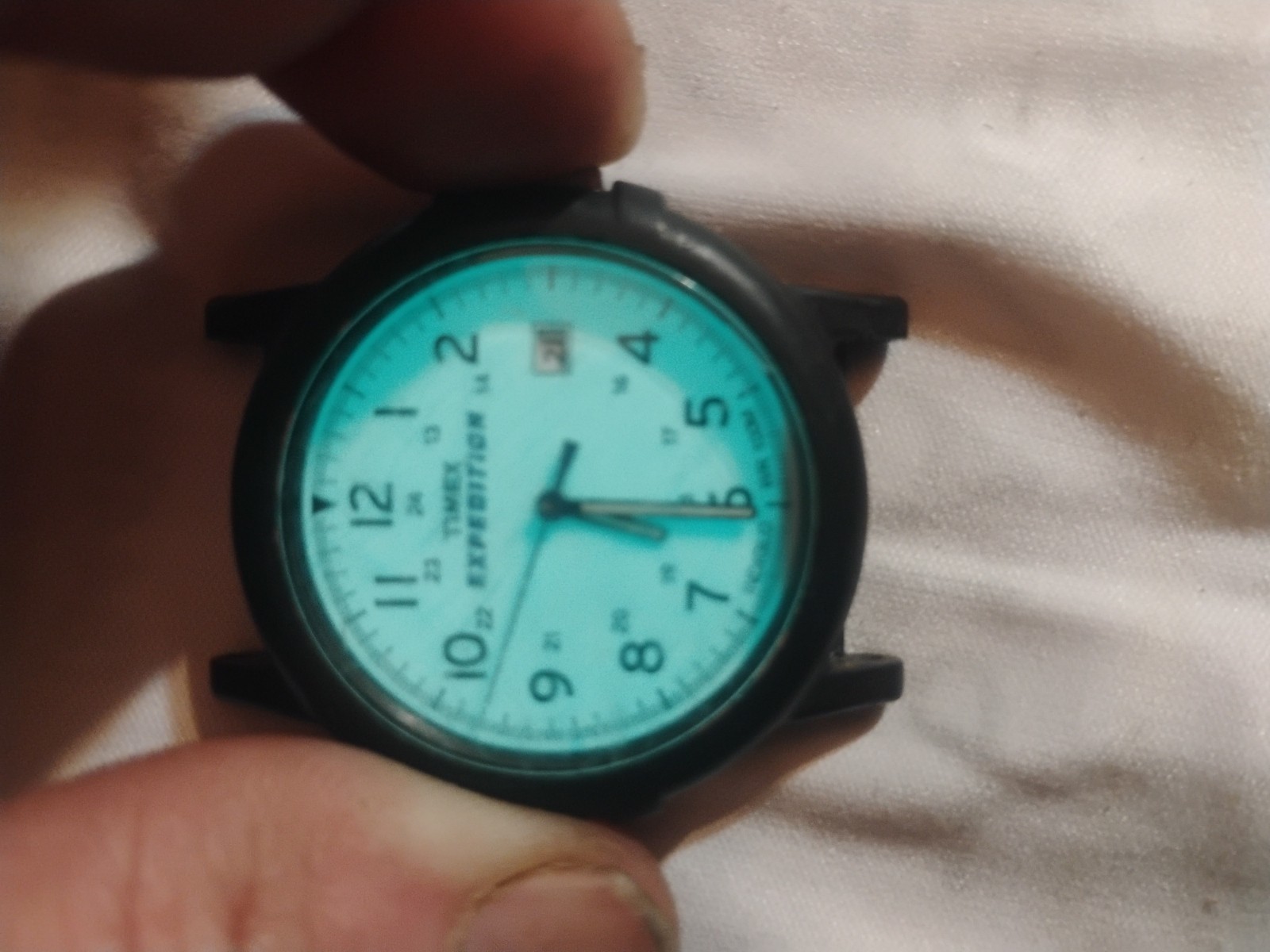 Timex Men’s Expedition Camper Black/White 38mm Watch – Preowned- Watch Only