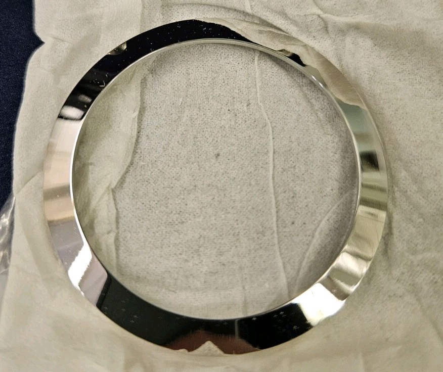NEW Jacob & Co Plain Stainless Steel 47mm Bezel Five Time Zone + Pouch $$ PER 1