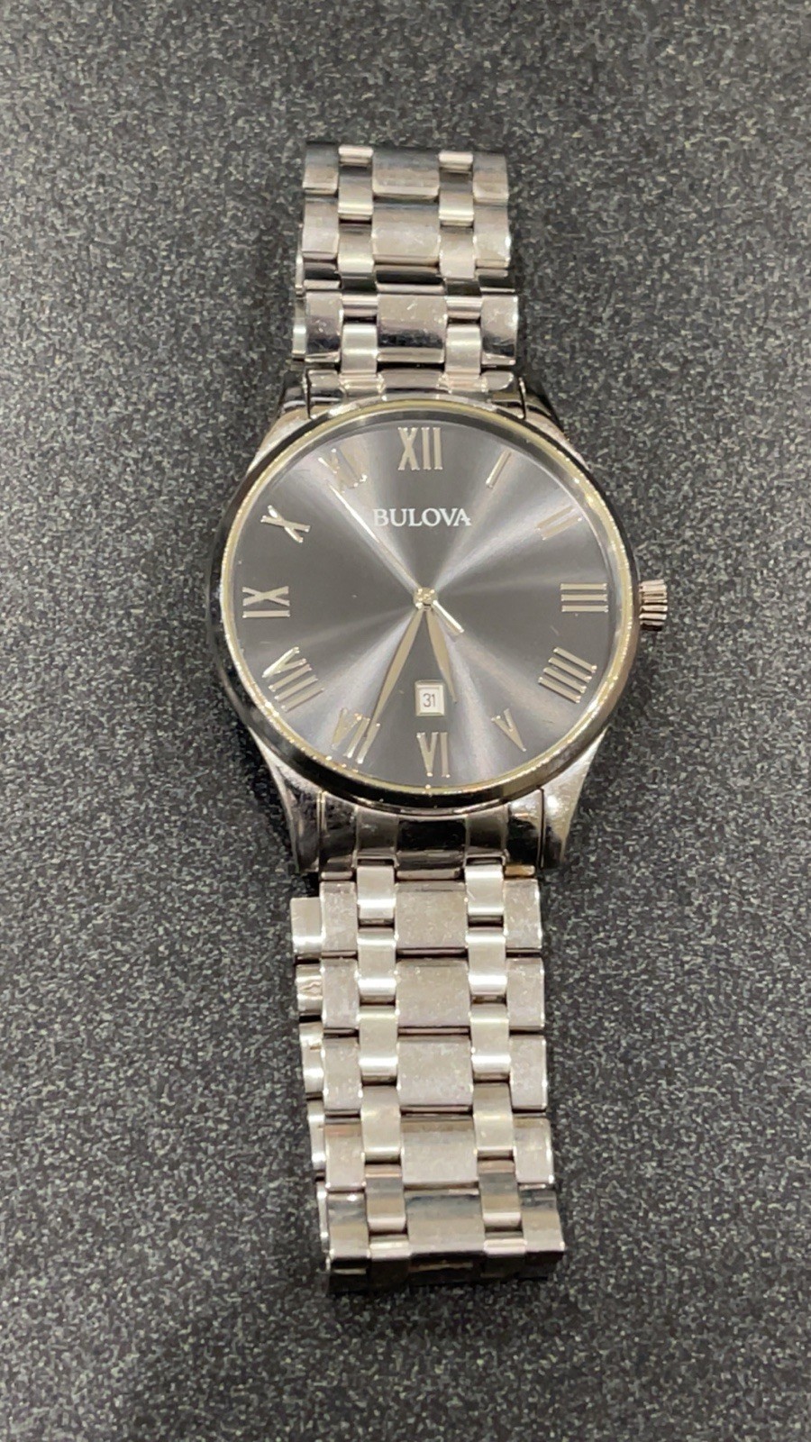 Bulova 96B261 40mm Stainless Steel Case and Strap Men’s Wristwatch