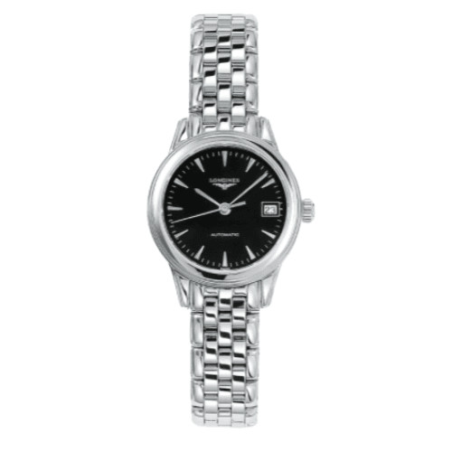 Longines Flagship Women’s Black Watch – L4.274.4.52.6
