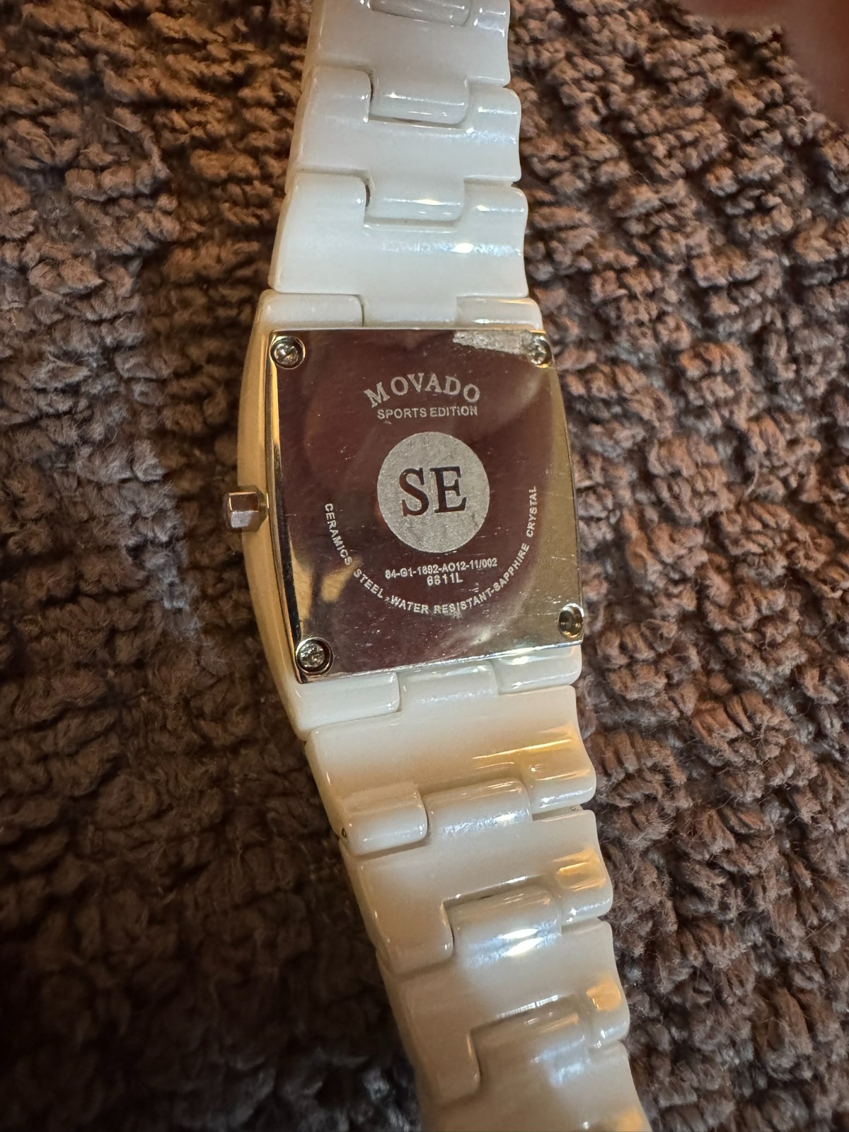 Women’s Movado SE (Sports Edition) Ceramic – Used – Rare White Ceramic