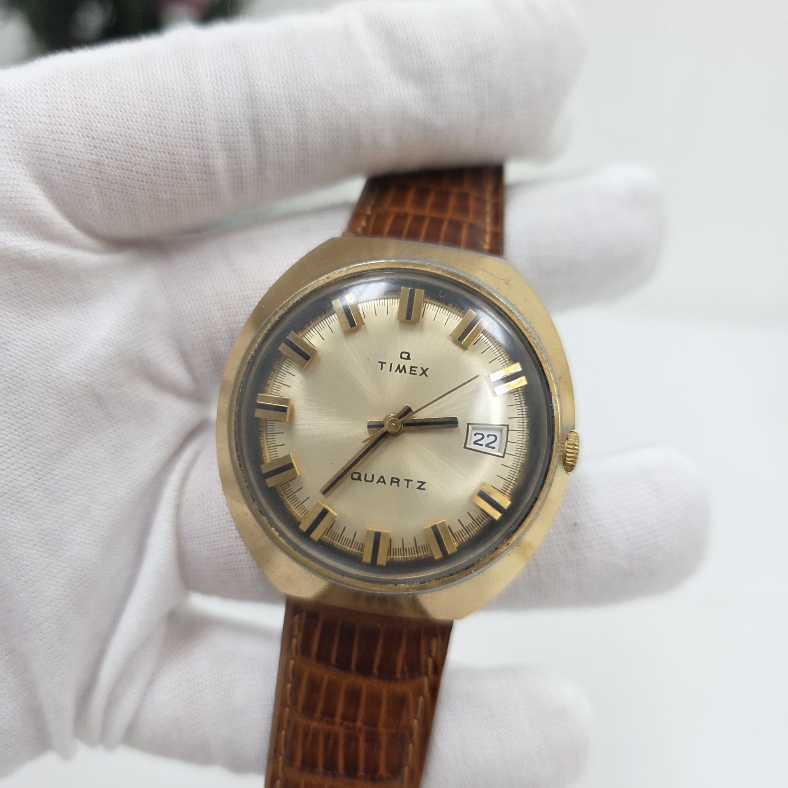 Rare Vintage Timex “Time Machine” Model M62 Quartz Watch Works New Battery