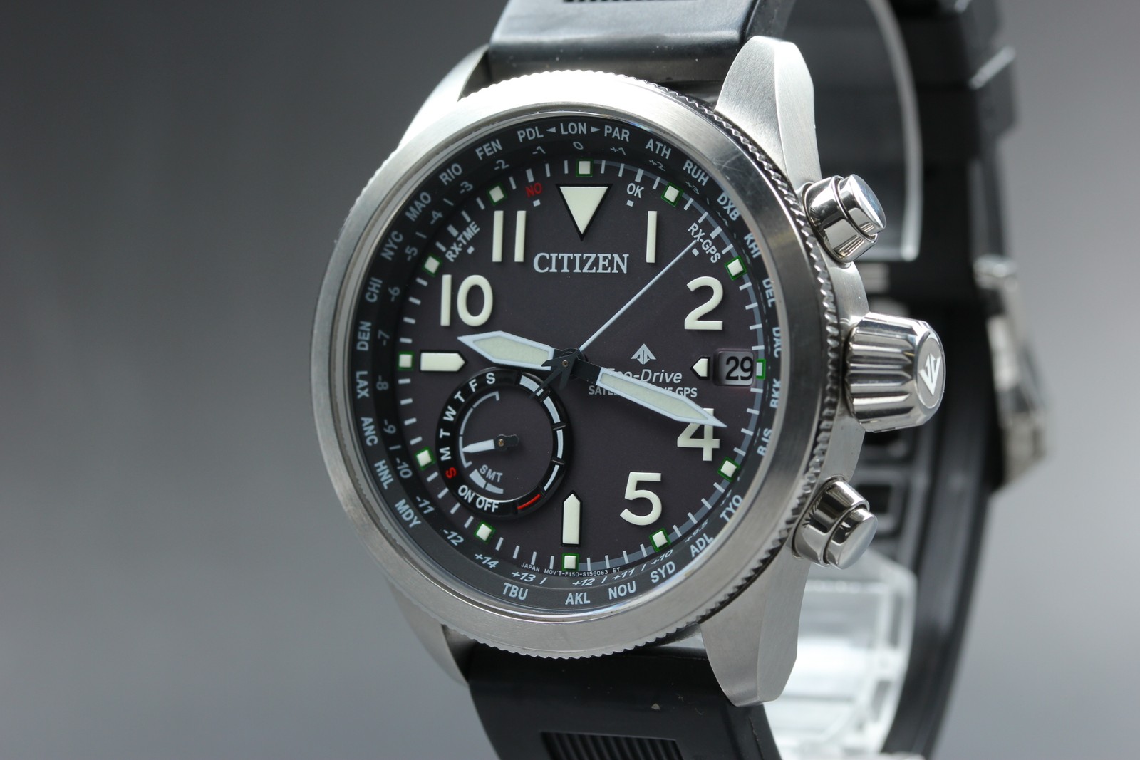 [MINT] Citizen Promaster LAND CC3060-10E Satellite Wave GPS Solar Men’s Watch　