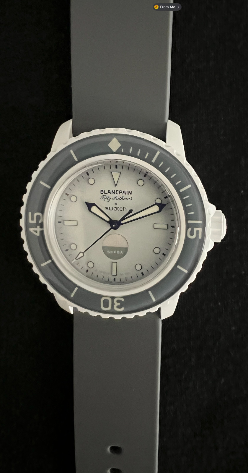 BLANCPAIN X SWATCH FIFTY FATHOMS ANTARCTIC OCEAN WATCH