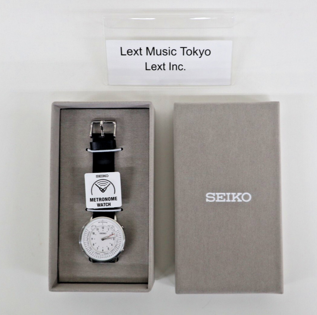SEIKO Metronome Watch Monotone SMW006A Standard With Gift Wrapping From Japan
