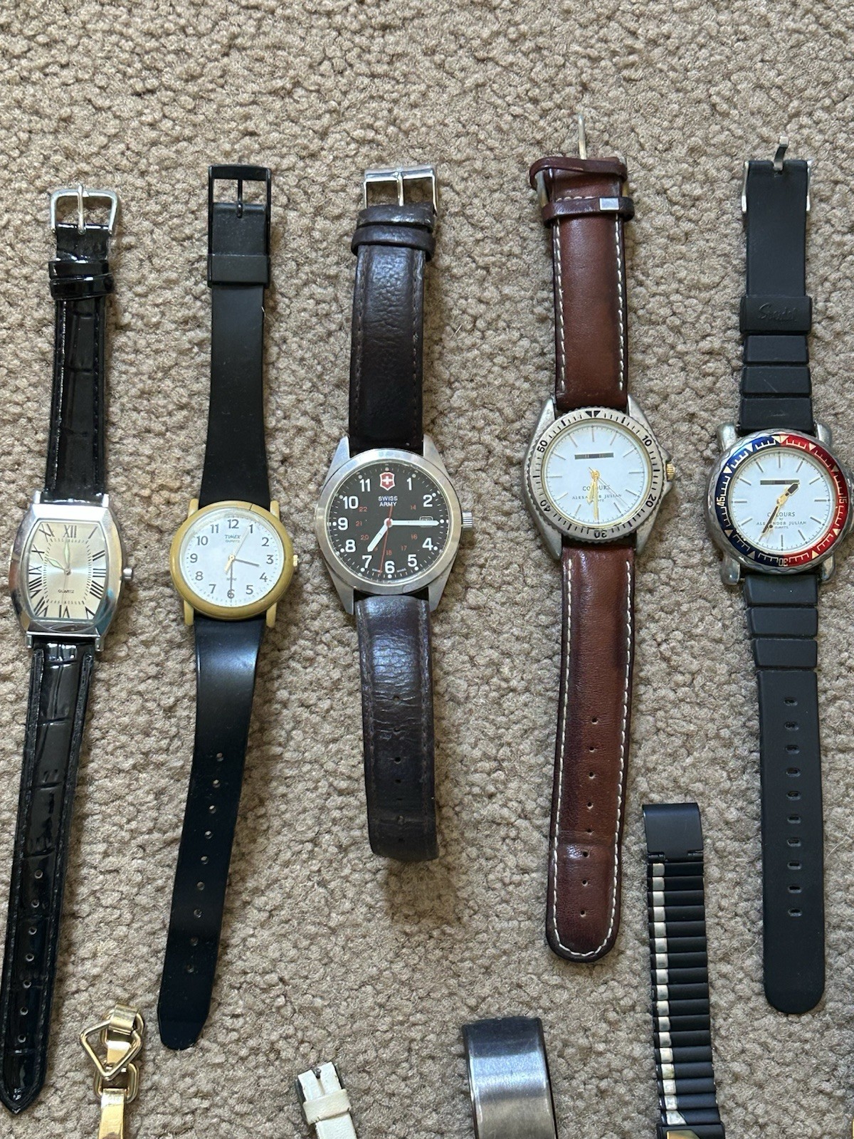 HUGE VTG Watch Pocket Watch Lot Michael Kors, Fortune NYC, Ciprini, Mickey Mouse