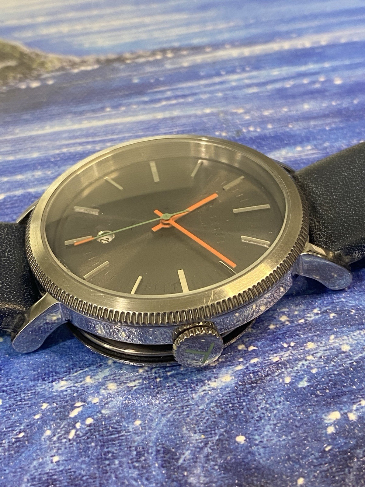 Ted Baker of London Foggy Grey DIAL w Combo Hands1003150 RUNS 100% -HEAD TURNER