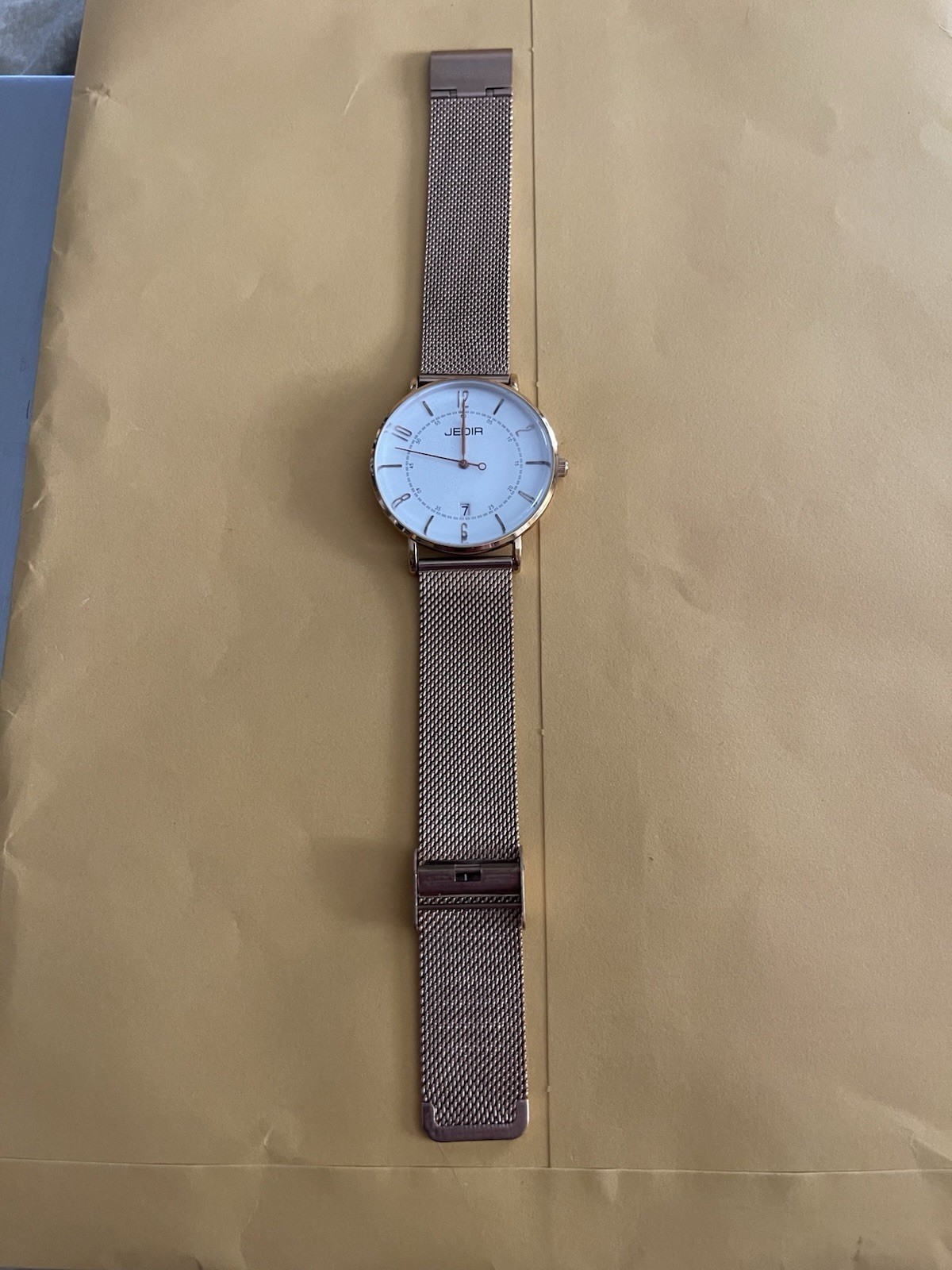 JEDIR Men’s Watches Gold Analogue Quartz Watch for Men Classic Minimalist