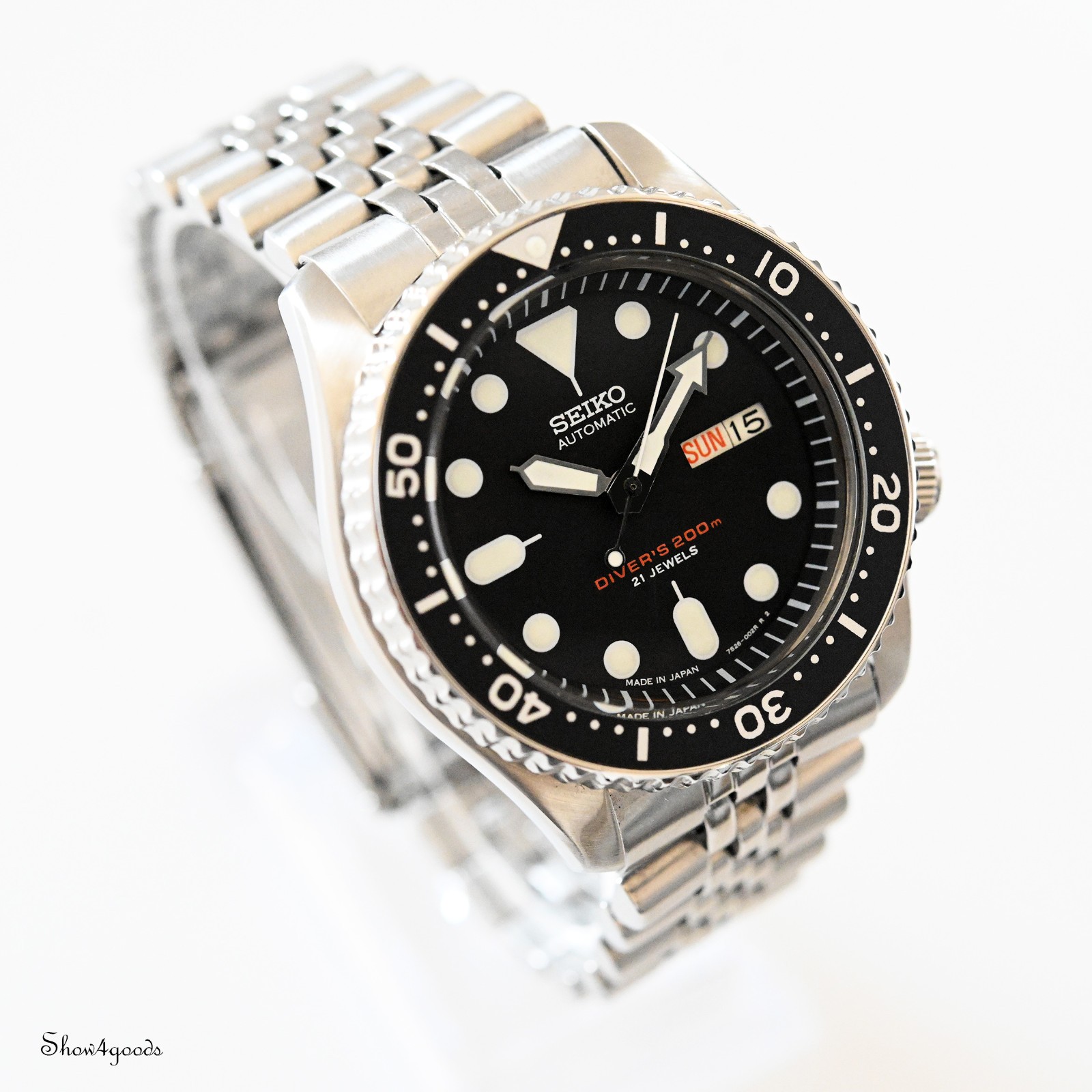 Seiko SKX007J Japan 7S26-0020 JDM 21 Jewels Warranty Box Overhauled – 1998