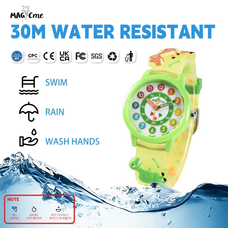 Boys 3D Silicone Wristwatch Classic Fashion Time piece
