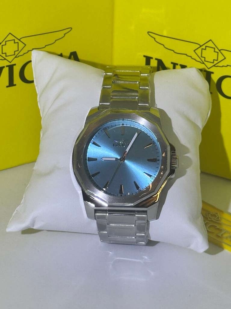 Invicta Speedway Watch Model 48912 Mens 42mm Quartz Light Blue Dial WR 30m NWT