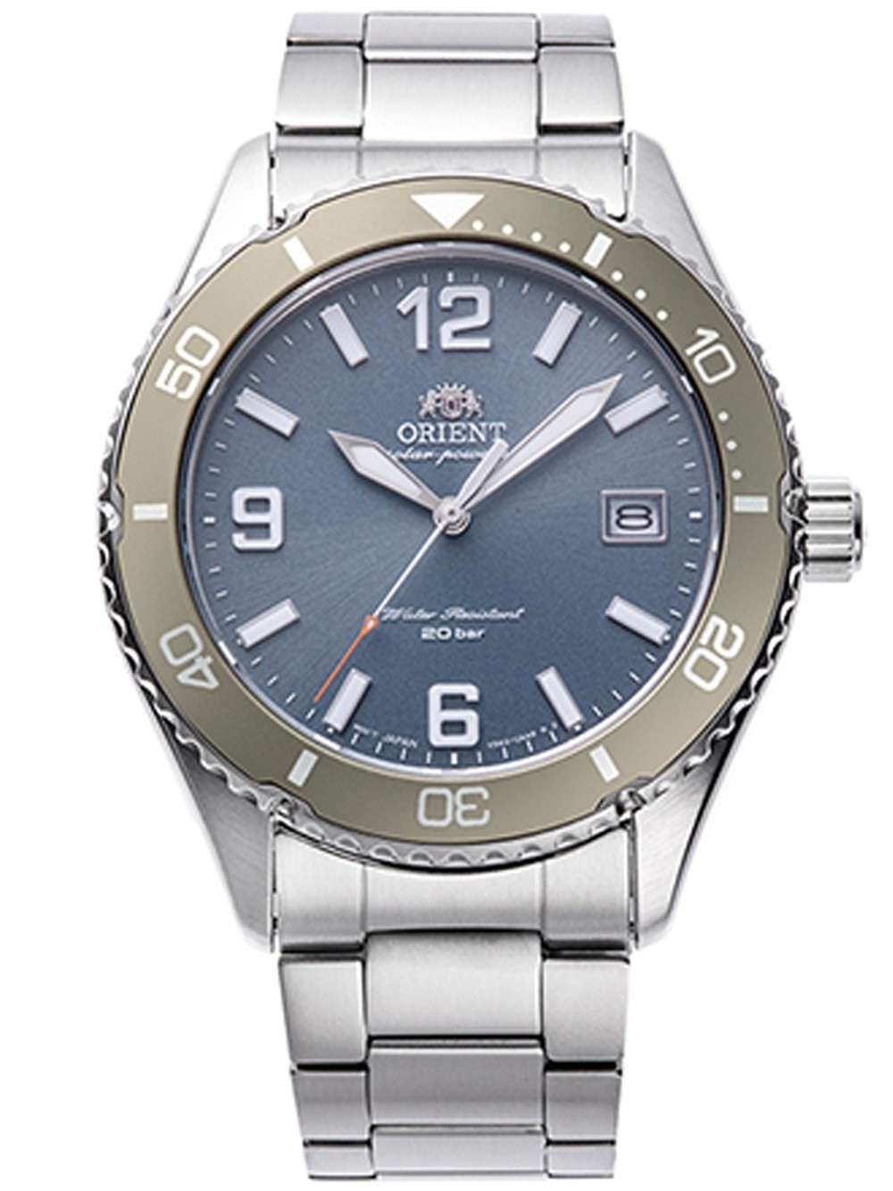 Orient RA-WJ0002L10B Mens Watch Mako 40 Solar Watch 40mm 20ATM