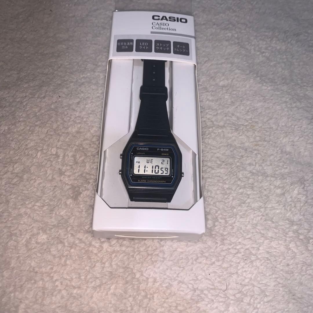 CASIO F-84W-1JH Digital Watch Black Color Plastic Body Lightweight Casual