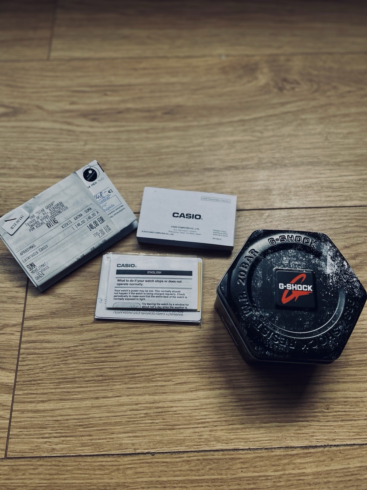 Casio G-Shock AWG-M100A-1AER Tough Solar Radio Controlled Men’s Watch – New