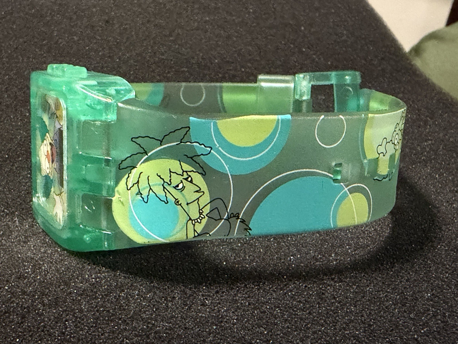 Burger King Simpsons Krusty Kids Digital Quartz Watch Green Plastic Band