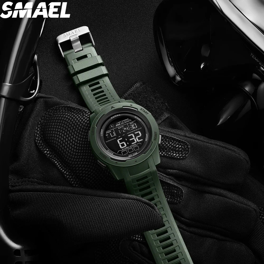 Waterproof 50M LED Wrist LED Digital Sports Watches