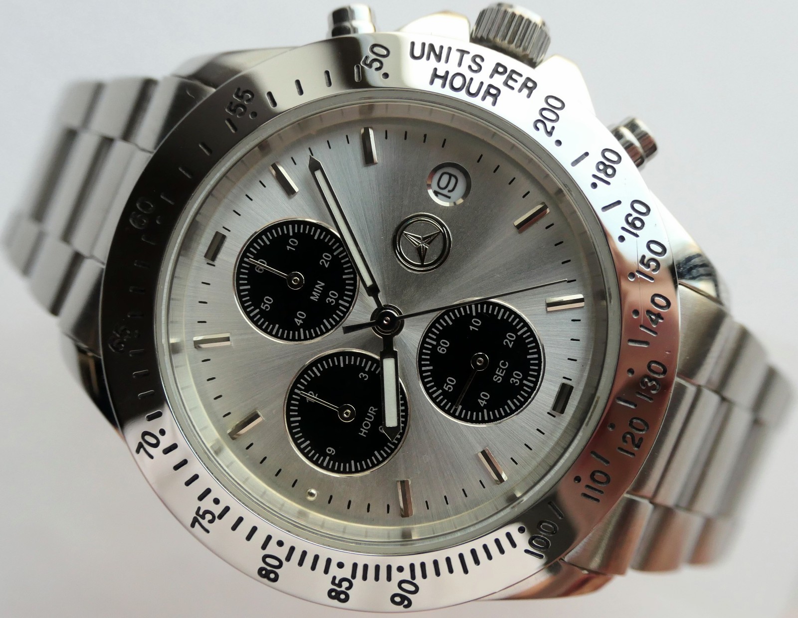 Mercedes Benz Classic Rally Racing AMG Sport Car Accessory Chronograph Watch