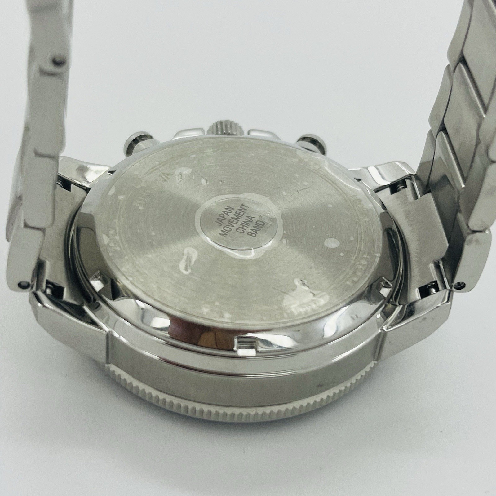 Bulova Marine Star Chronograph Men’s 45mm Black Dial Silver Steel Watch 96B272