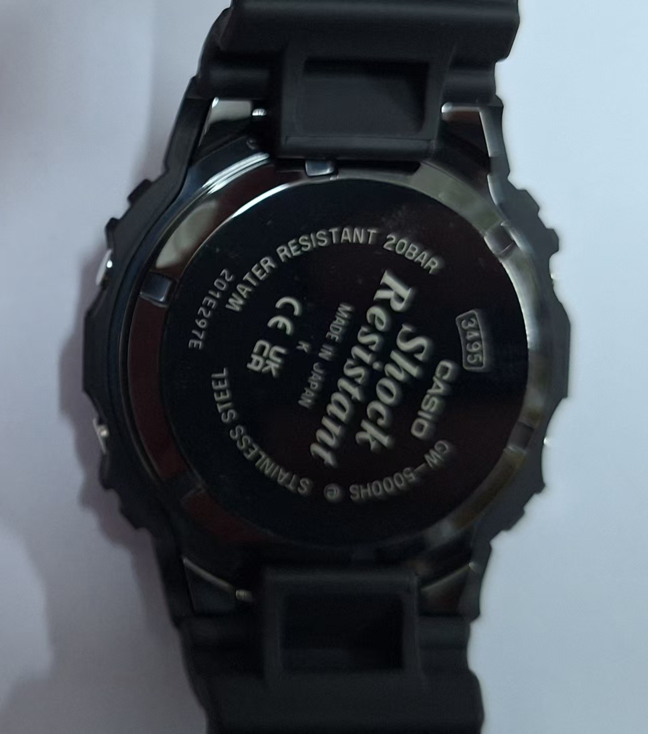 NEW CASIO G-SHOCK GW-5000HS-1 SOLAR MULTIBAND 6 BLACK DIGITAL MEN’S WATCH