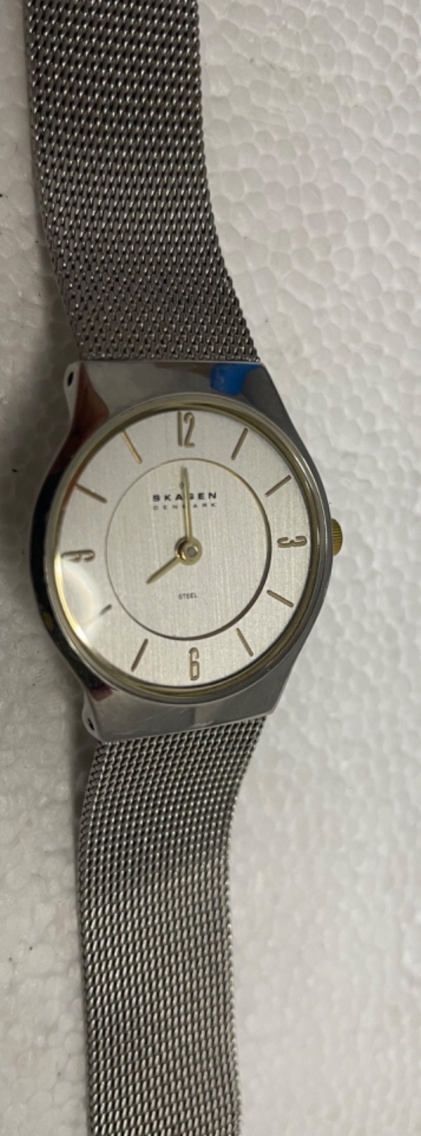 Skagen 233XSGSC Silver Dial Stainless Steel Mesh Band Womens Watch