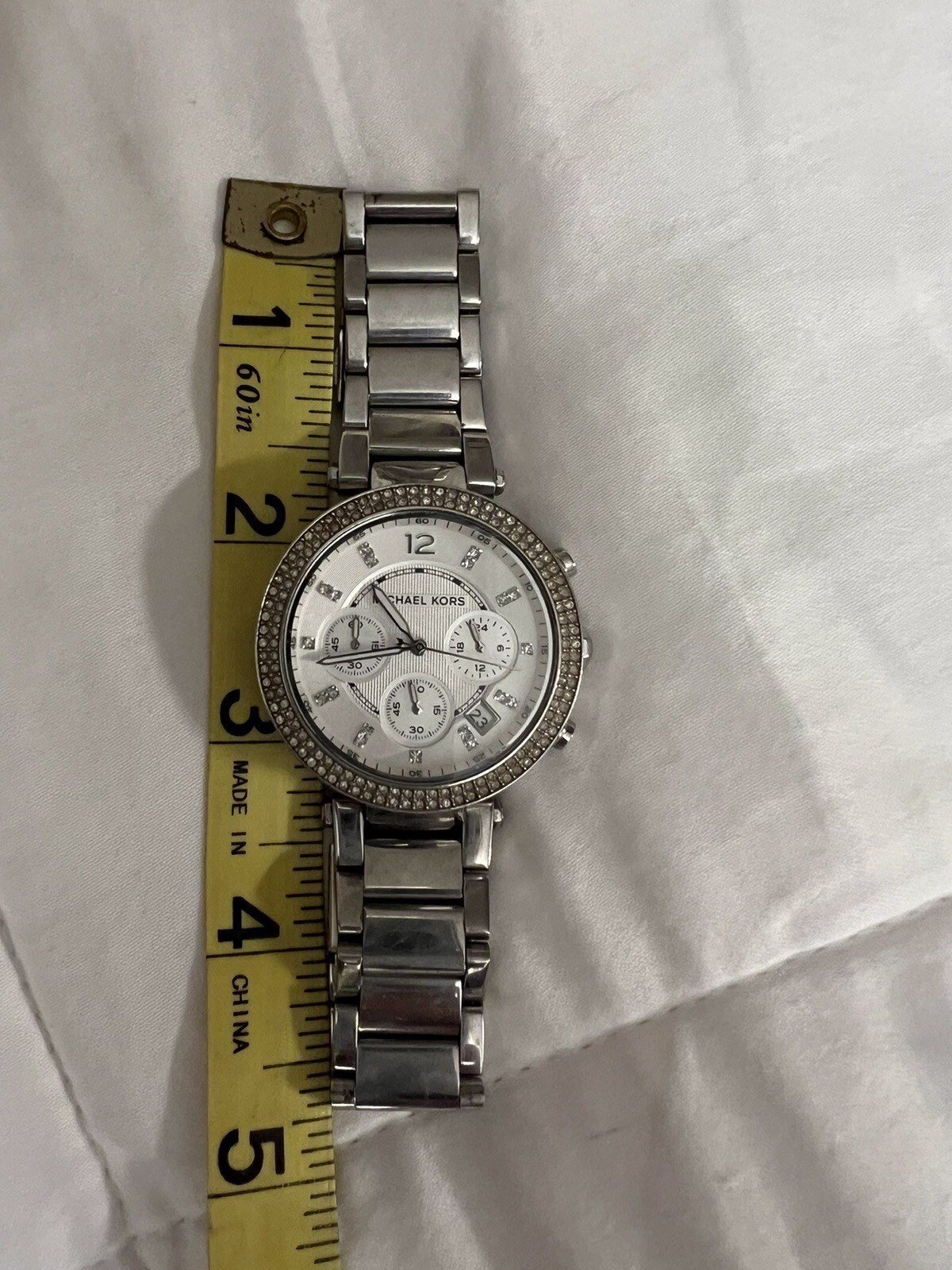 michael kors stainless steel silver women watch MK5353