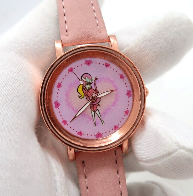 WACKY RACES, Penelope Pitstop “Hanna-Barbera” LADIES/KIDS CHARACTER WATCH M-80
