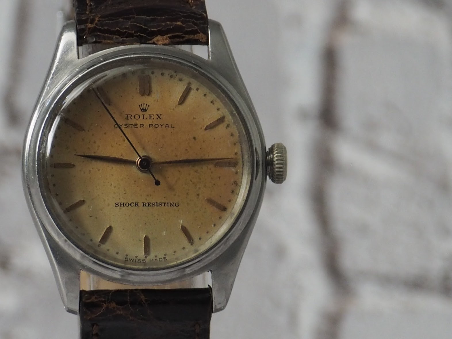 Rolex Oyster Royal Ref. 4444, Brevet Case, Warm Patina Dial, 1947
