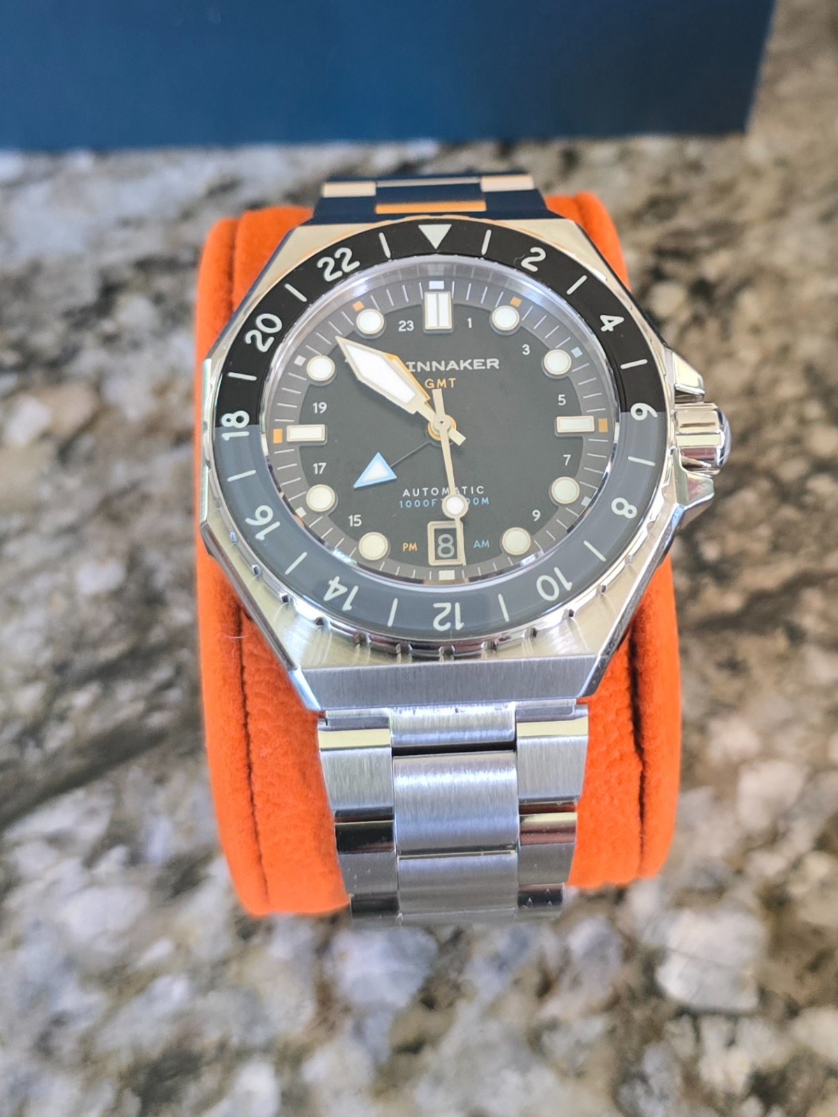Spinnaker Dumas Harbour Grey GMT Automatic Diver 300m