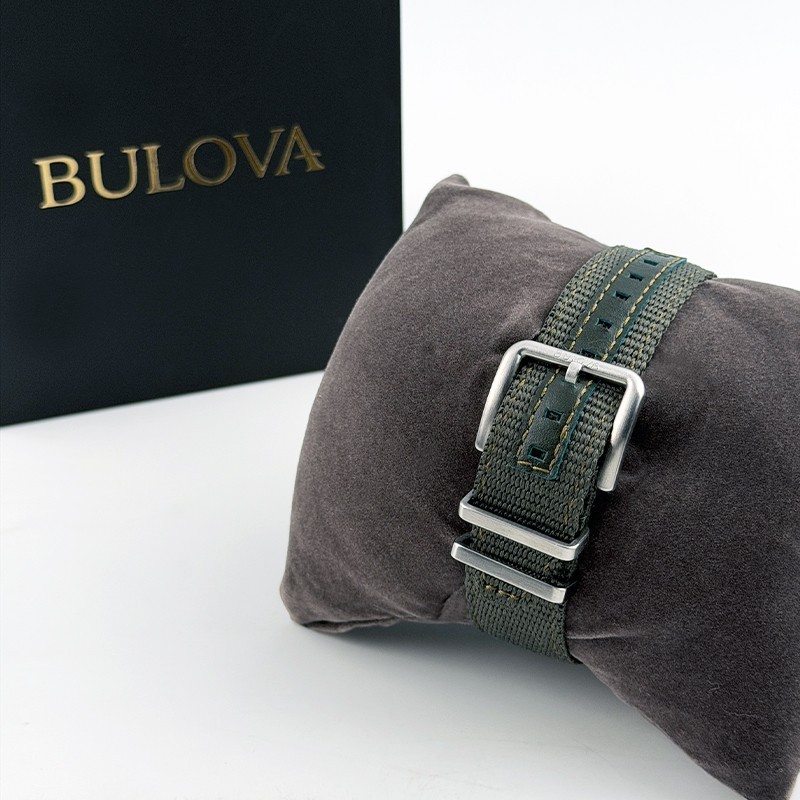 Bulova VWI Special Edition Hack Men’s New Black Dial Automatic Watch 38MM 96A259