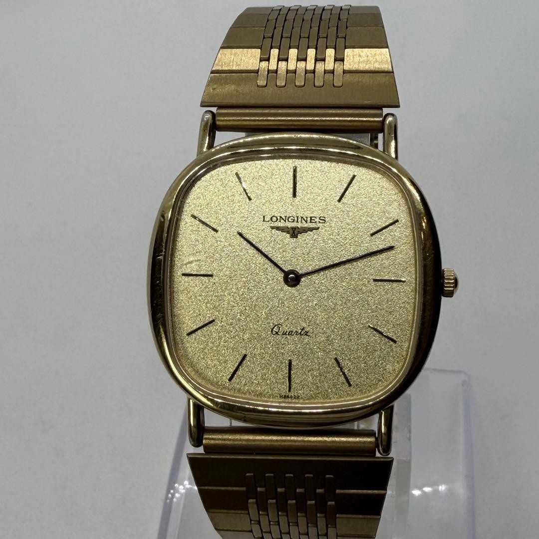 LONGINES Ladies Quartz Gold Plated Watch 1.2in Width