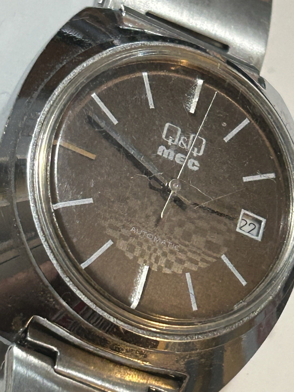 Citizens Q&Q MEC Vintage Men’s Watch Working Vintage Unique Dial