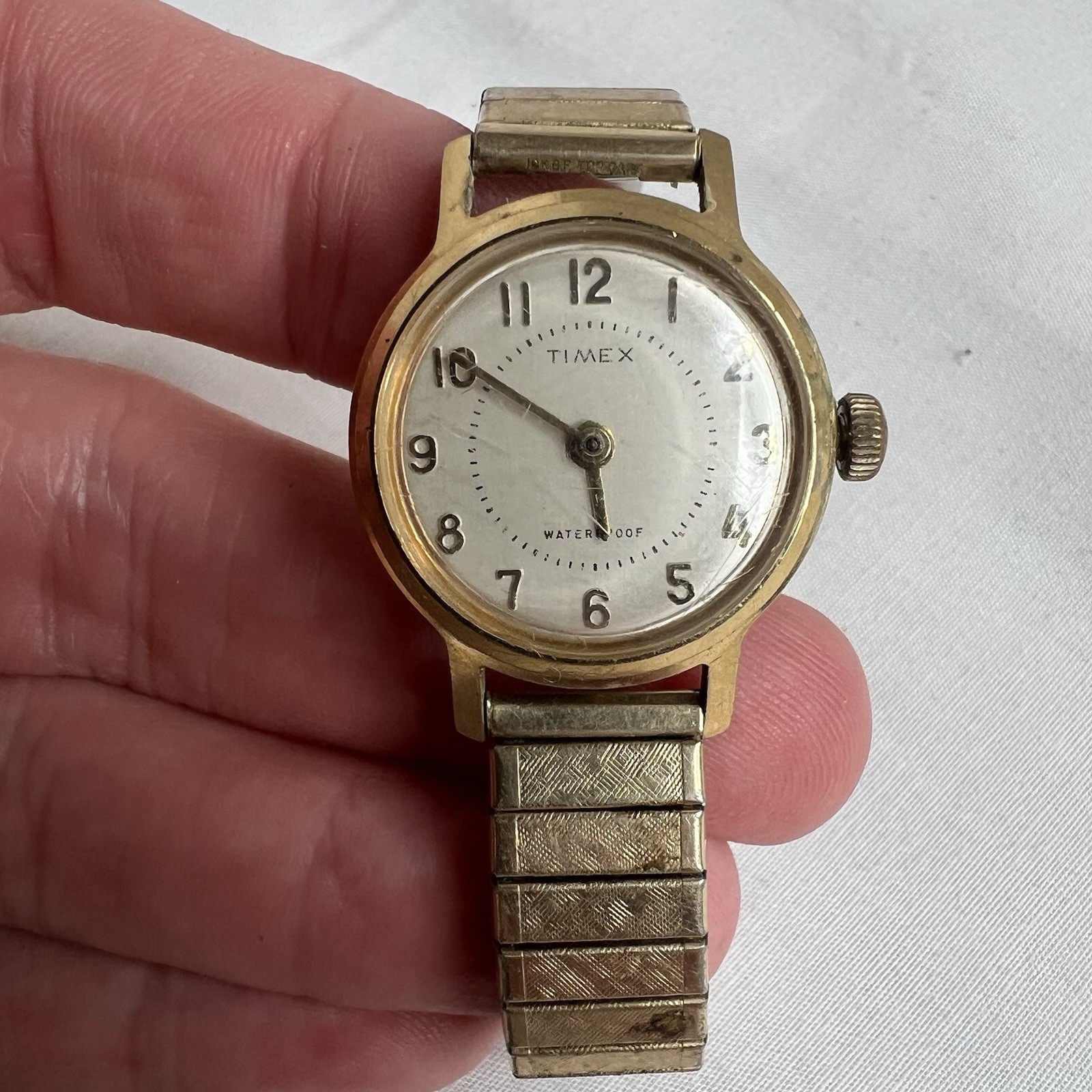 Vintage Antique Ladies Women Wind Up Manual Watch Wristwatch Timex – Needs Batt